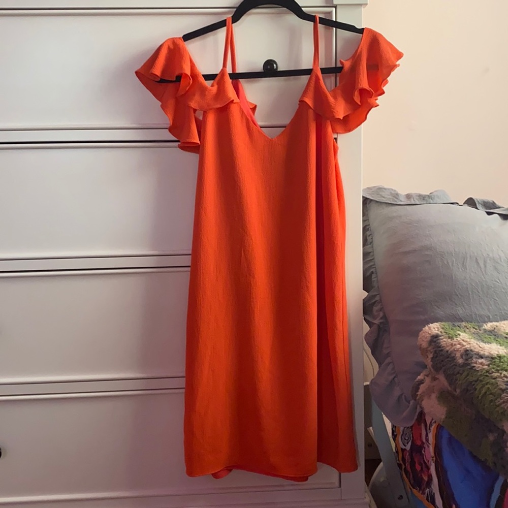 Coral dress